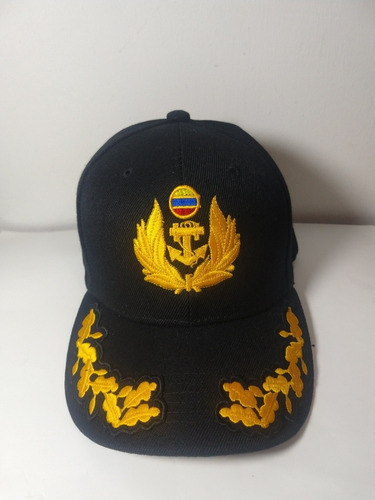Gorras Para Capitán Y Jefe De Máquinas ,bordado 3d En Visera