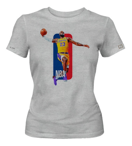 Camiseta Estampada Lebron James Basket Basquetbol Mujer Ikrd