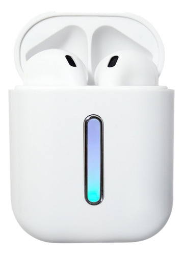Auriculares in-ear inalámbricos CG Inalámbricos Q8L blanco con luz LED