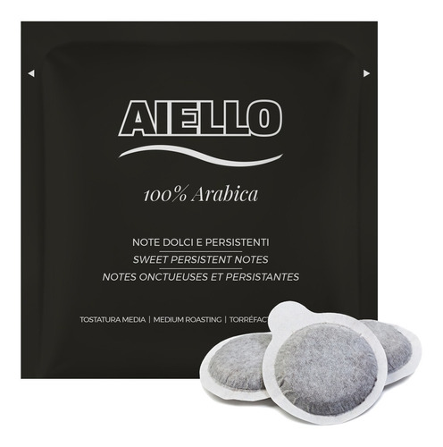 Café Aiello Italiano 100% Arabica 150 Pods. E.s.e.