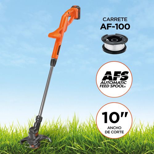 Imagen 3 de 10 de Cortadora/orilladora 10'' 20v Black+decker Lst201-b3