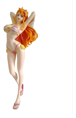 Figura Nami Grandline Girls On Vacation Pink Version