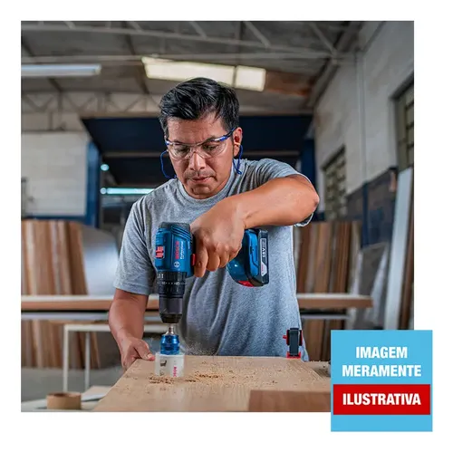 Combo Furadeira Gsb-185li Chave Impacto Gdr 18v-215 Bosch Nf