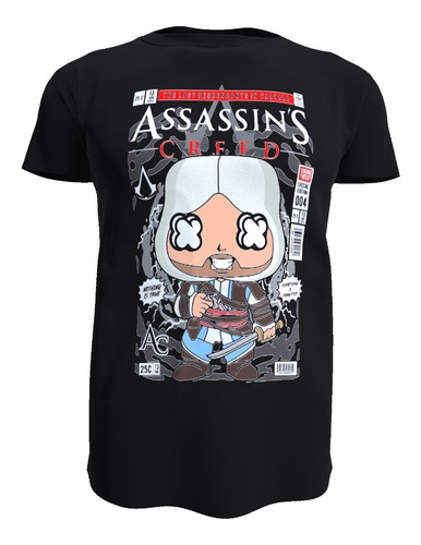 Polera Assassins Creed, Videojuego, Unisex 100% Algodón