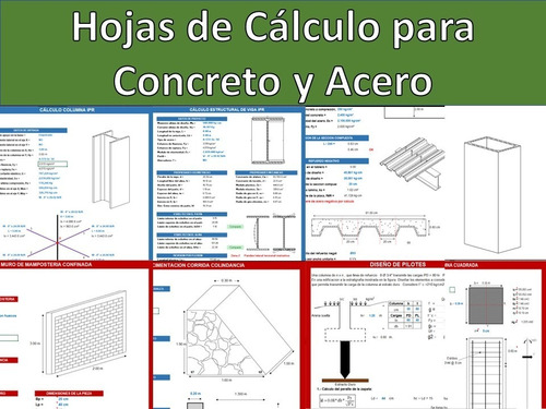 Hojas De Cálculo De Estructuras De Concreto Y Acero