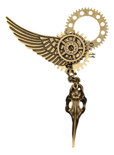 Broche Steampunk Para Solapa, Broche De Con Engranaje,