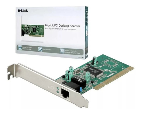 Placa De Rede Pci Gigabit 10/100/1000 D-link Low Profile