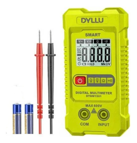 Multimetro Tester Digital 600v 2000 Cuentas Dyllu By Total