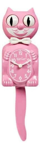 Nuevo Kit De Reloj De Pared Cat Klock Rosa Satinado 39,37 Cm