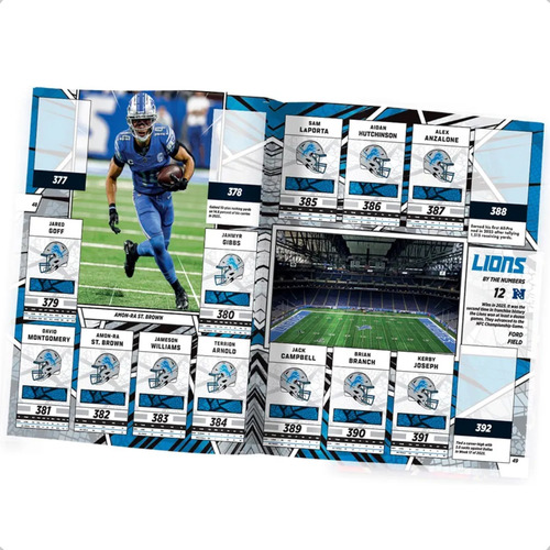 Kit 75 Figurinhas Do Álbum Nfl Football 2024/25 15 Envelopes