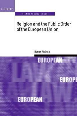 Libro Religion And The Public Order Of The European Union...