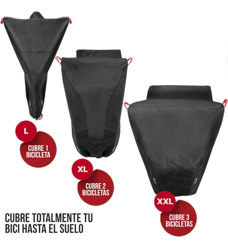 Funda Bicicleta Almacenamiento Al Aire Libre - 1, 2 O 3...