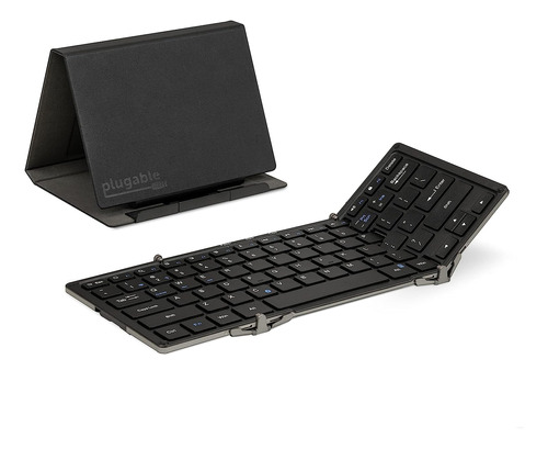 Teclado Plegable Inalambrico Negro Multidispositivo