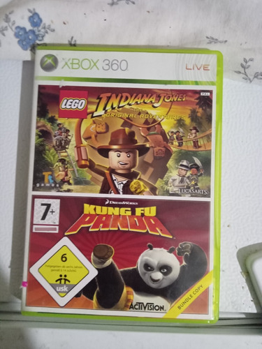 Lego Indiana Jones & Kung Fu Panda- Xbox 360 Fisico