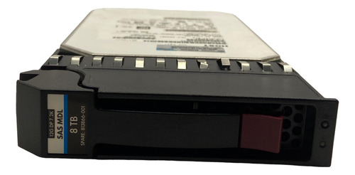 HD HP MSA2 8TB 7.K 3.5 SAS 12GBPs 813866-001 M0S90A Plateado