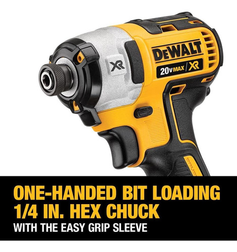 Destornillador De Impacto Dewalt Max Xr, 20 V, Sin Escobilla