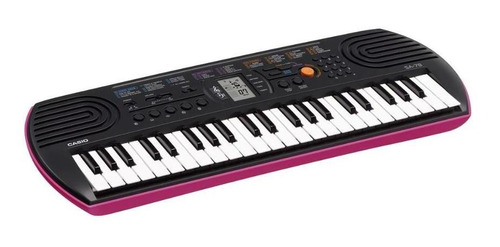 Teclado Musical Infantil Instrumento Digital Casio Rosa Sa78