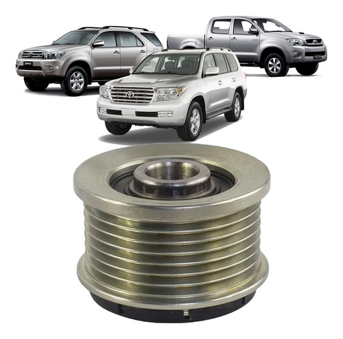 Imagem 6 de 6 de Polia Da Correia Do Alternador Toyota Hilux Sw4 2006-2017