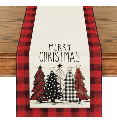 Camino De Mesa Arbol De Navidad Feliz Navidad 33 X 152 Cm