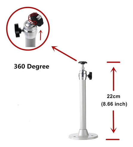 21.5cm Universal Proyector Techo Pared Soporte De Montaje En