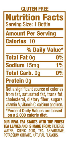 Té Negro Helado Snapple Diet Sabor Limón 473 Ml (6 Piezas)
