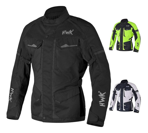 Chamarra De Motocicleta De Aventura/touring Para Hombre (neg