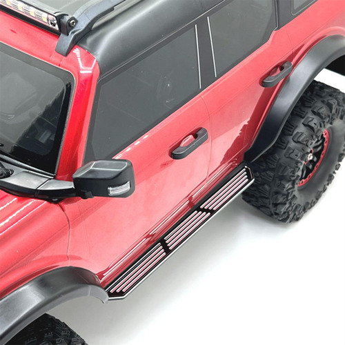 Pedales De Metal Mejorados Para Vehículos Rc A Escala Plata