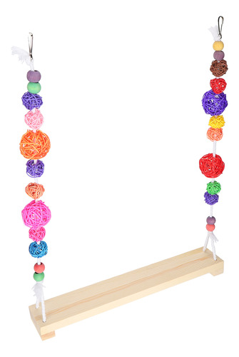 Columpio Suspensible Para Gallinas, Percha De Madera, Colump