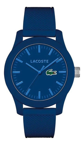 Reloj Lacoste 12.12 Para Hombre Mujer Silicona Azul 2010765