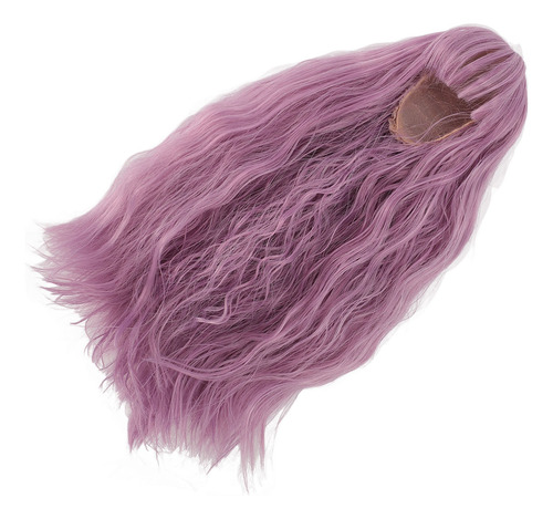 Peluca De Muñeca Violeta De 1/4 Para Seda De Alta Temperatur