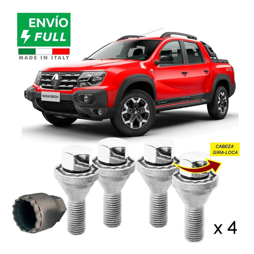 Birlos De Seguridad Renault Duster Oroch Outsider Originales