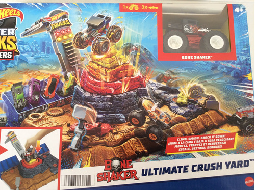 Hot Wheels Arena Smashers - Bone Shaker Ultimate Crush Yard