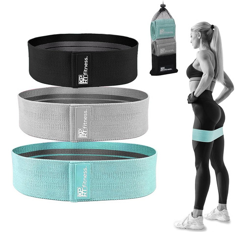 Xprt Fitness Resistance Bands Set De 3 Para Booty Butt Hip A