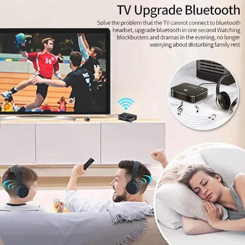 Transmisor Receptor Adaptador Bluetooth Convertidor Optico