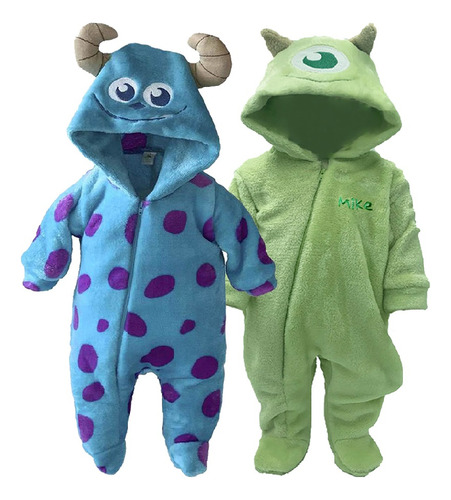 Kit 2 Mamelucos Disney Sulley Y Mike