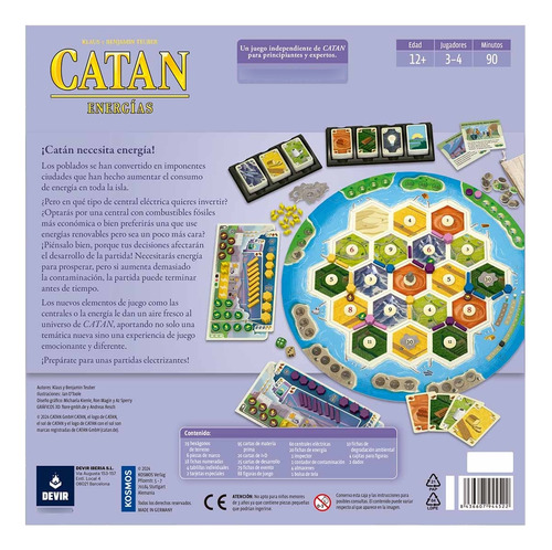 Catan EnergĂas Juego De Mesa