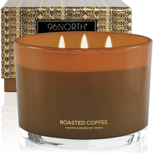 Velas Vela De Café De Lujo 96north | Grande De 3 Mechas |
