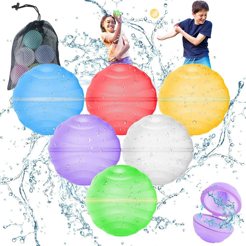 Bola De Agua De Espuma De Silicona Magnética Recargable