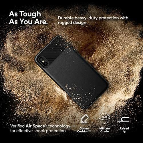 Imagen 8 de 8 de Funda Caseology By Spigen Vault Para iPhone XS Max Negro