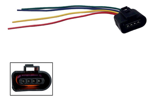 Imagen 1 de 1 de Conector Sensor Map Vw Fox Gol Golf Bora Saveiro Parati Jett