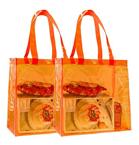 Set De 2 Bolsas Transparentes, Impermeables Y Aprobadas Para