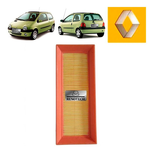 Filtro De Ar Twingo 1.0 16v 2000 A 2002 8200104272