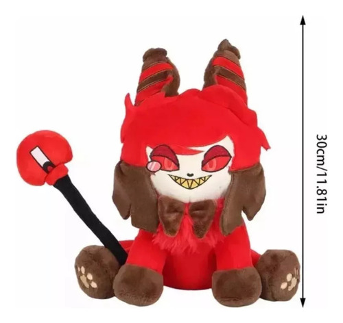 Mz De Muñeco De Peluche Hazbin Hotel Alastor Meow, Regalo De