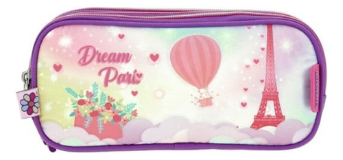 Lapicera Escolar Happy Girl Paris Vs3425 Color Lila Dream Paris