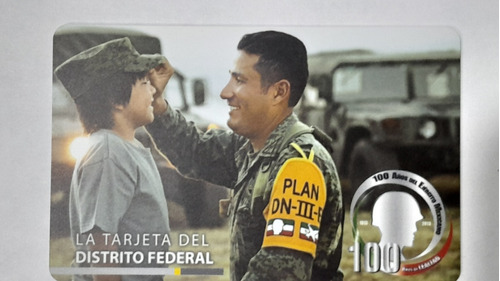 Tarjeta Metro Cdmx Ejercito Mexicano Plan Dn-iii Boleto Metr