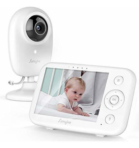 Simyke Monitor De Video Para Bebes Con Camara Y Audio