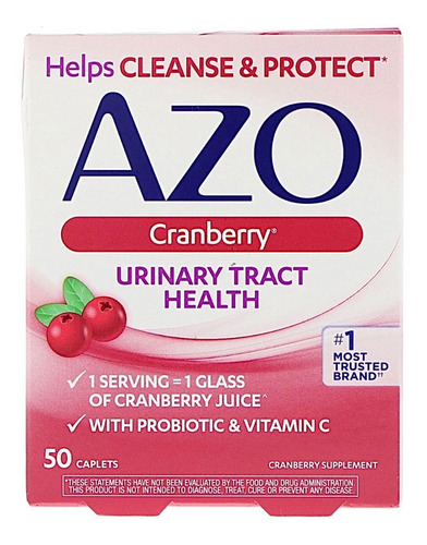 Azo, Cranberry, Saúde Do Trato Urinário, 50 Cápsulas 