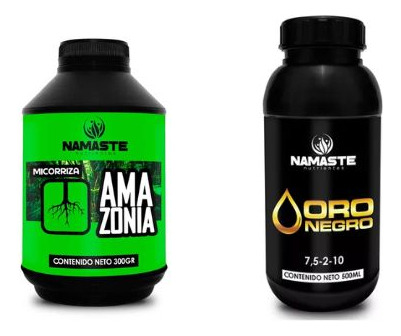 Combo Namaste Amazonia 300g Oro Negro 500ml Enraizante Base