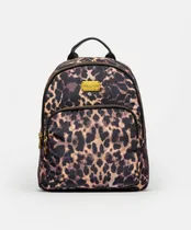Comprar Mochila Prüne Mujer Modelo Bolt Animal Print Nylon En Bolsa