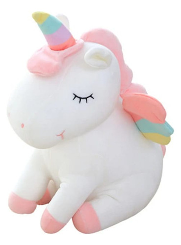 Peluche Tierno Pony Unicornio + Chocolate Regalo Niña Fiesta